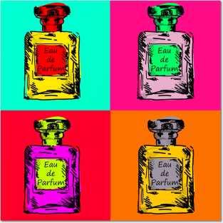 POP ART Perfume Bottle Posters and Art